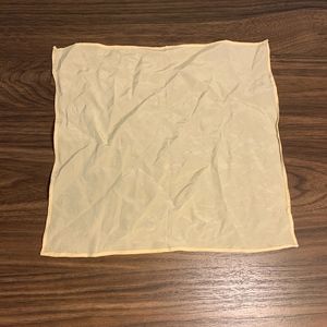 Yellow Silk Pocket Square